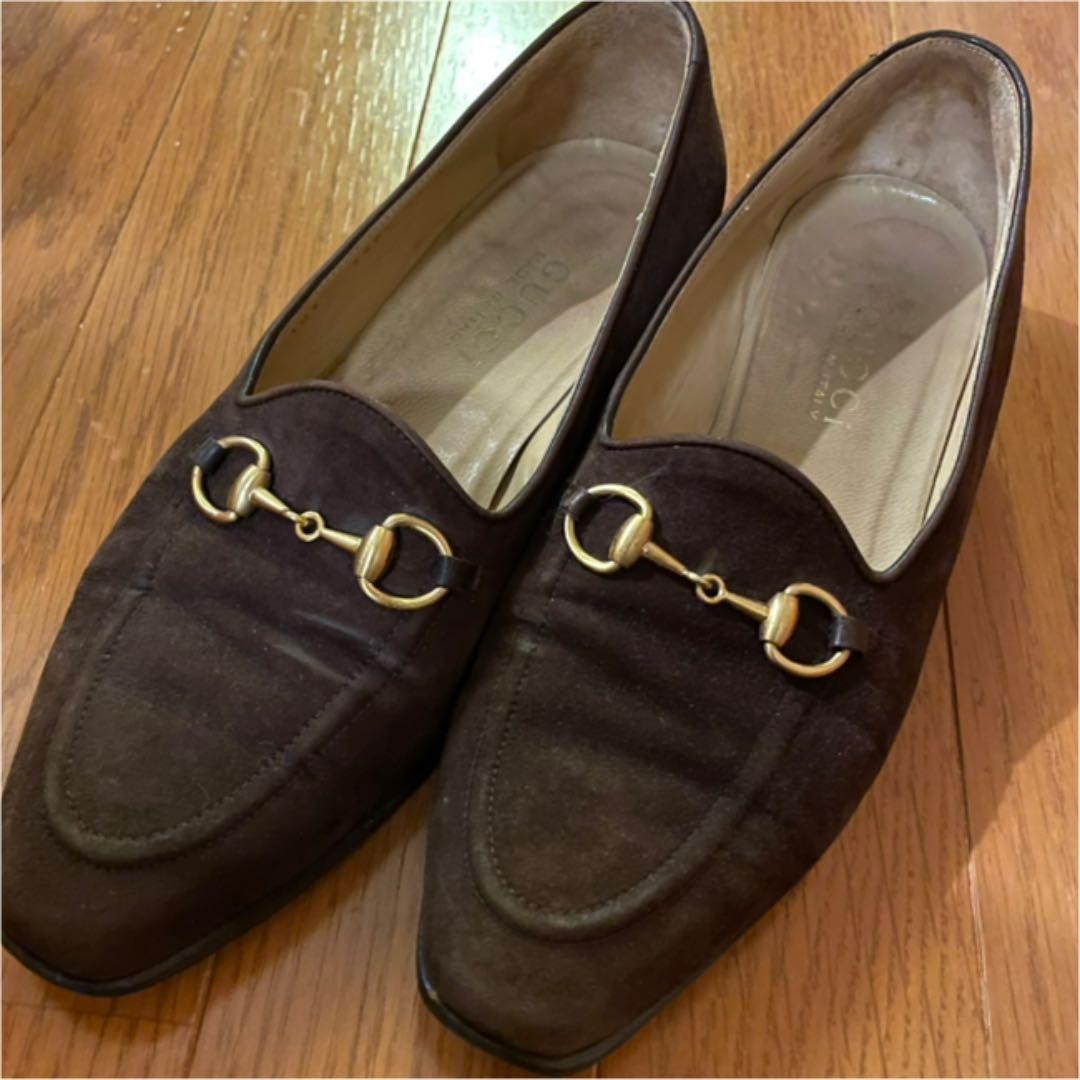 Gucci Horsebit Loafers Brown Size 37 US About7 Women thumbnail 21