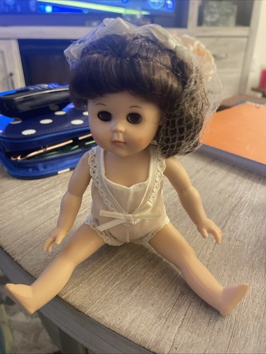 Vogue Ginny Dress Me Brunette 8" Poseable bambola da collezione vinile 1988 senza scatola - Foto 5 di 6