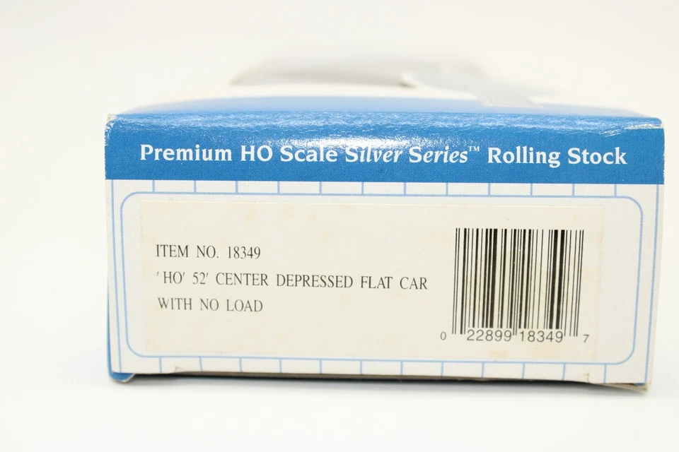 Bachmann HO Scale 52' Depressed Center Flat Car w/ No Load NIB 18349 - Image 2 of 3
