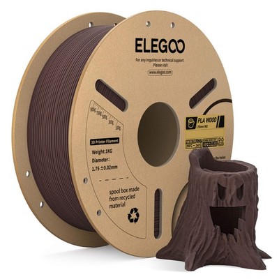 ELEGOO PLA PETG PLA+ SILK TPU ASA ABS Filament 3D-Drucker 1,75mm 1KG Schwarz