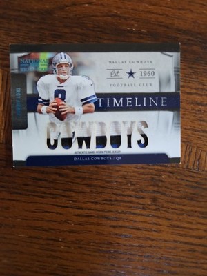 2009 Playoff National Treasures - Timeline Materials Troy Aikman #10 Custom Team