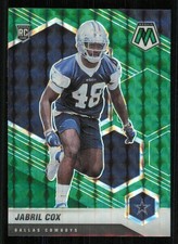 2021 Panini Mosaic Mosaic Green #369 Jabril Cox