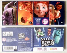 WALT DISNEY PIXAR / CONAD - MOVIE MOMENTS, 4 FIGURINES