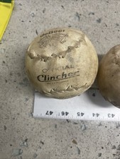 Vintage De Beer Double Header Official Clincher F12 Softball, 12 total. unused