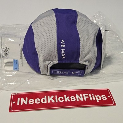 Supreme x Nike Air Max Running Hat Cap Purple - One Size