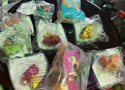 vintage BK rugrats in paris (7) flinstones bk viva rock vegas (1), one mcd donld