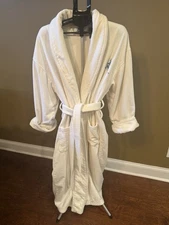 Ritz-Carlton Plush Bath Robe Terry Cloth Belted Unisex One sz Fits Most Vintage