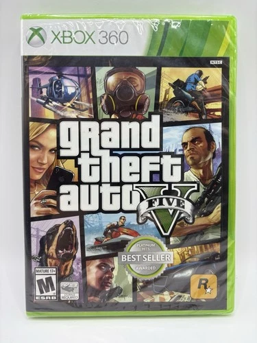 Grand Theft Auto V (Microsoft Xbox 360, 2013) SEALED
