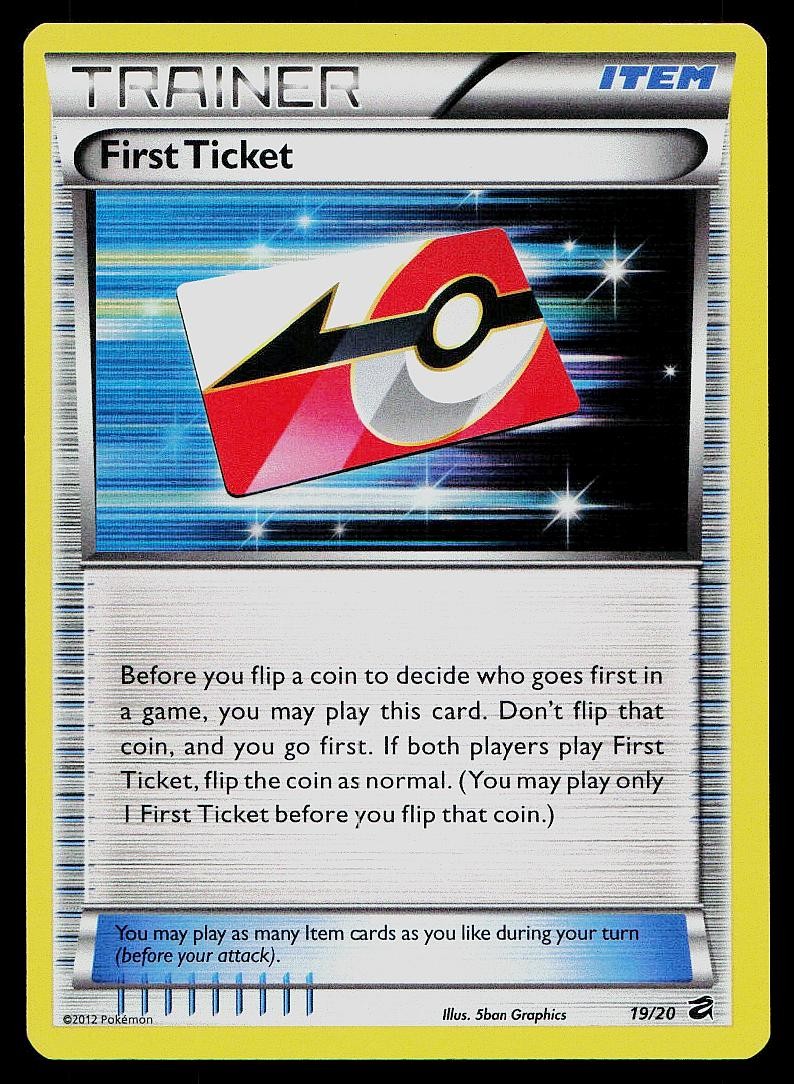 Pokemon Card Dragon Vault First Ticket 19/20 Holo