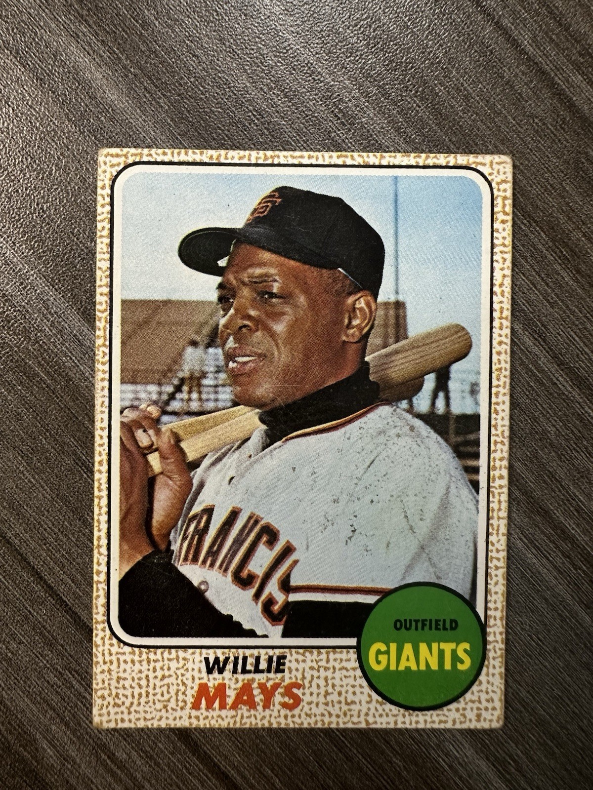 1968 Willie Mays Topps #50 VG+