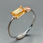 Popular jewelry Natural Citrine Quartz Ring 925 Sterling Silver Size 7 /R471941