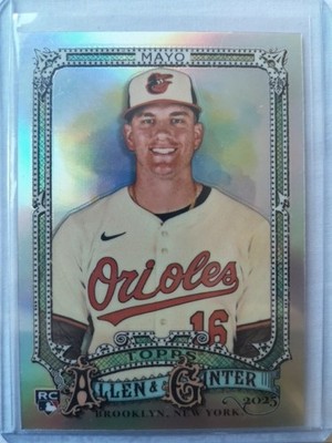 Coby Mayo  [Silver - Refractor] #244 2025 Topps Allen and Ginter Rookie RC