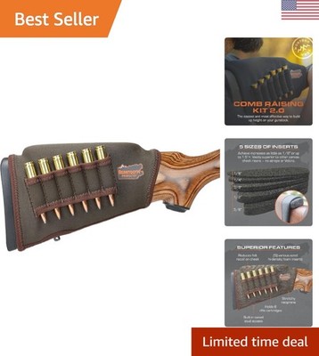 Adjustable Cheek Rest   Enhance Comfort & Reduce Recoil for Precision Shooting