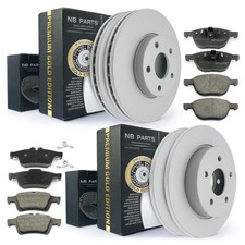 Bremsscheiben Bremsbeläge vorne hinten für Ford C-Max Focus II Turnier