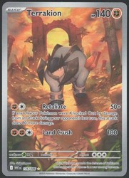 Terrakion 135/086 SV: White Flare Illustration Rare