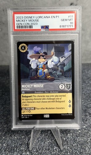 Mickey Mouse - Musketeer graded PSA 10 for sale on eBay