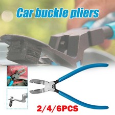 2/4/6x Car Trim Clip Upholstery Removal Pry Tool Door Fastener Pin Pliers Puller