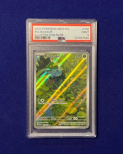 PSA 9 Bulbasaur #166 151 Pokemon 2023 MINT