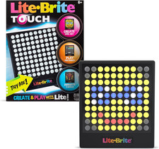 Lite-Brite Touch - Portable Light-Up STEM Toy for Creative Play Ages 6