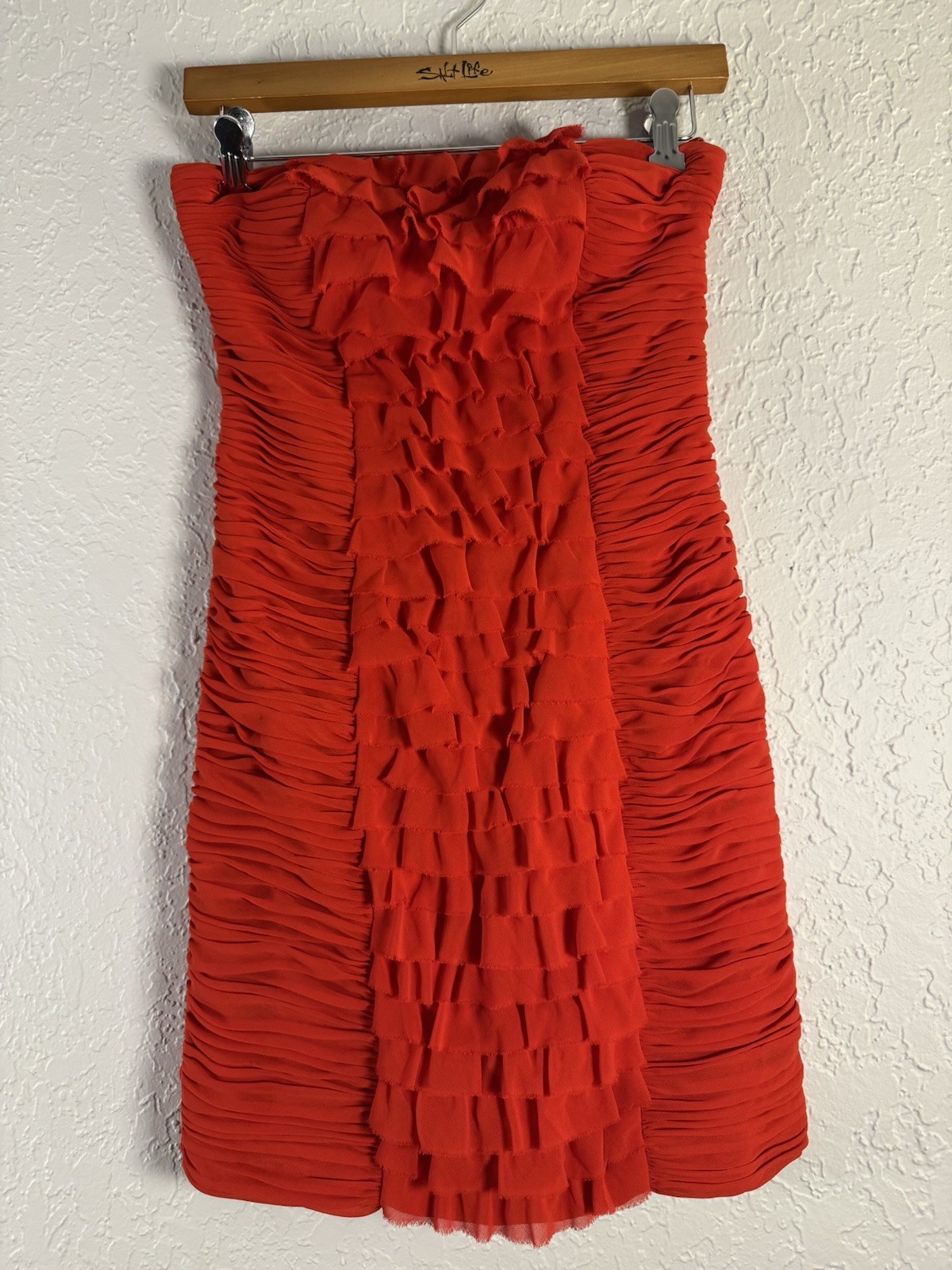 Lightly Loved Vintage Red  Cache Y2K Party Dress Size 0 #1012
