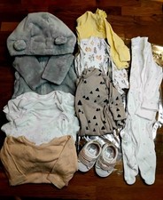 12 peice baby bundle of first size / newborn 0-1 minth Various VGC