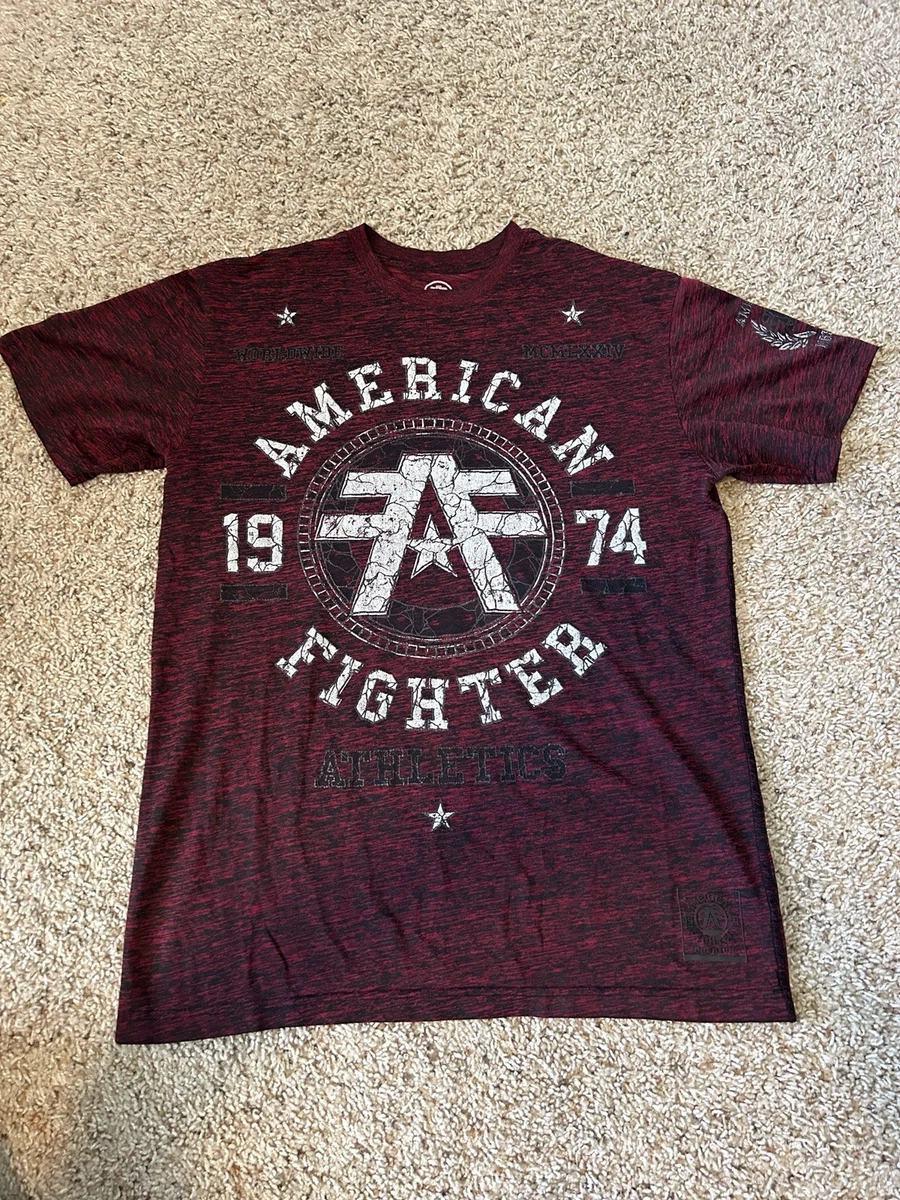 Playera American Fighter Crofton Cherry FM15622 Para Hombre – Yona West