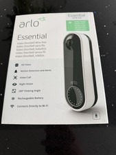Arlo Essential Wire Free Door Bell Camera - New