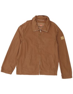 Murphy & Nye Herren Bomberjacke UK 44 2XL Beige Baumwolle BL08