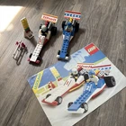 Vintage Lego 6591 Nitro Dragsters With Minifigures Near Complete