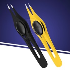 Professional Eyebrow Tweezers Pointed Tip Stainless Steel Durable Non-Slip Tool
