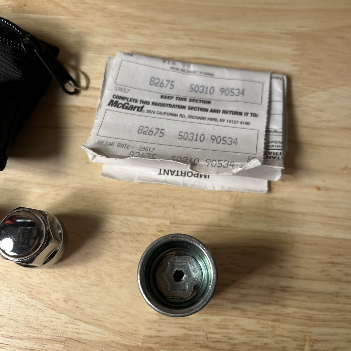 McGard Wheel Lock 046136 Key Socket 4 Lug Nuts for sale online | eBay