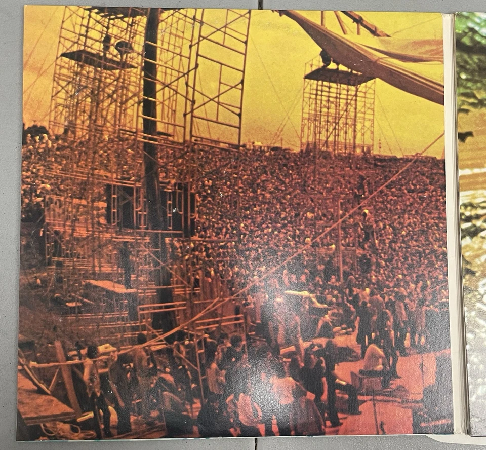 WOODSTOCK Orig SIGNED By RICHIE HAVENS Vinyl 3 Album Set Cotillion Records - Image 4 of 4