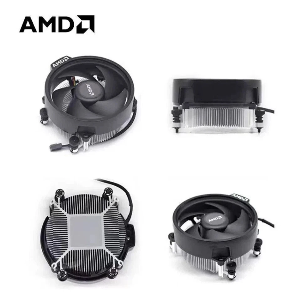 AMD Wraith Stealth Socket AM4 4-Pin Connector CPU Cooler with Aluminum Heatsink - Image 3 of 4