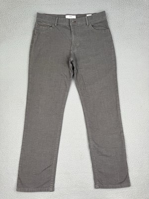 Brax Jeans Mens 36x32* Gray Cooper Feel Good Fancy Pants Casual Regular Stretch