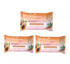 Transformed Skin HONEST GLOW Papaya Kojic Soap, 70g (Pack Of 3)