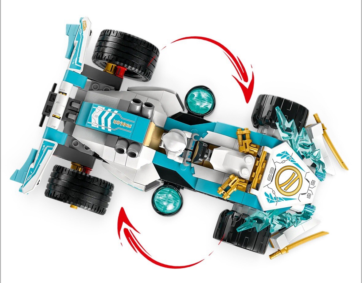 もてぃこ LEGO 71791 Zane's Dragon Power Spinjitzu Race Car review