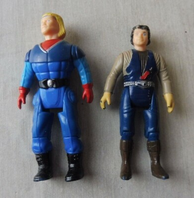 Konvolut alte Figuren Dino Riders, Questar und Widder, Tyco 1987, Vintage