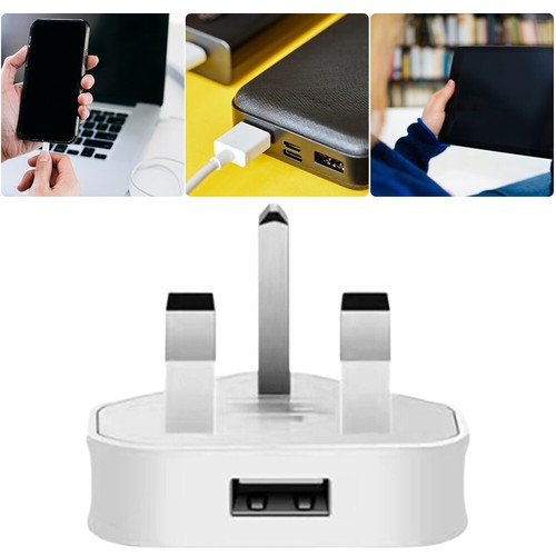 Adattatore per caricabatterie da muro Adattatore di alimentazione USB Spina UK a - Bild 9 von 12