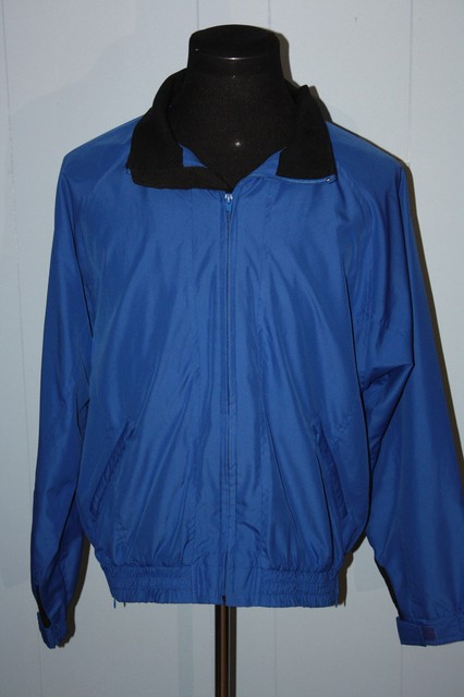 Vintage 90s Wilson Staff High End Full Zip Blue Golf Windbreaker Jacket L | eBay