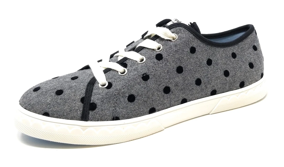 Kate Spade Women s Vale Sneakers Velvet Grey Black Glitter