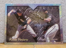 BASEBALL CARD CHICAGO WHITE SOX FRANK THOMAS & ROBIN VENTURA CORNERSTONES CHASE