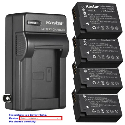 Kastar Battery Wall Charger for Panasonic DMW-BLC12 & Panasonic Lumix DMC-FZ300