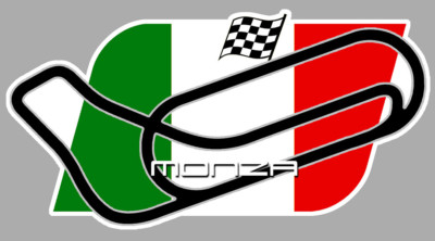 CIRCUIT DE MONZA ITALIEN ITALY RACING TRACK 12cm AUFKLEBER STICKER MB088