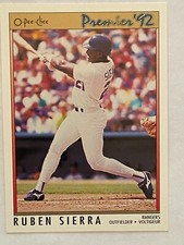 1992 O-Pee-Chee #66 Ruben Sierra Texas Rangers