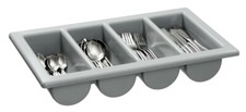 Bartscher Gastro  Besteckkasten Besteck Kasten 4 Fächer GN 1/1 Polypropylen NEU