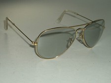 58 14mm VINTAGE BAUSCH  LOMB RAY-BAN ARISTA PHOTOCHROMIC AVIATOR SUNGLASSES