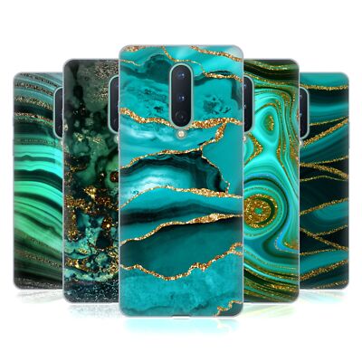 OFFICIAL UTART MALACHITE EMERALD SOFT GEL CASE FOR GOOGLE ONEPLUS PHONES