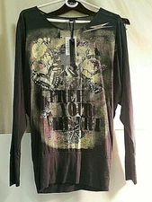 Jeans by Buffalo Pastel Floral Pleated Tie Front women's  Top Size S/CH New nwt