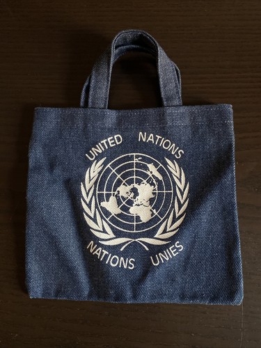 Vintage United Nations Canvas Tote Bag - Miniature - Nations Unies