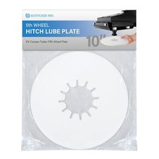 5th Wheel Hitch Lube Plate 10" RV Camper Trailer Fifth Wheel Plate 1 Pack